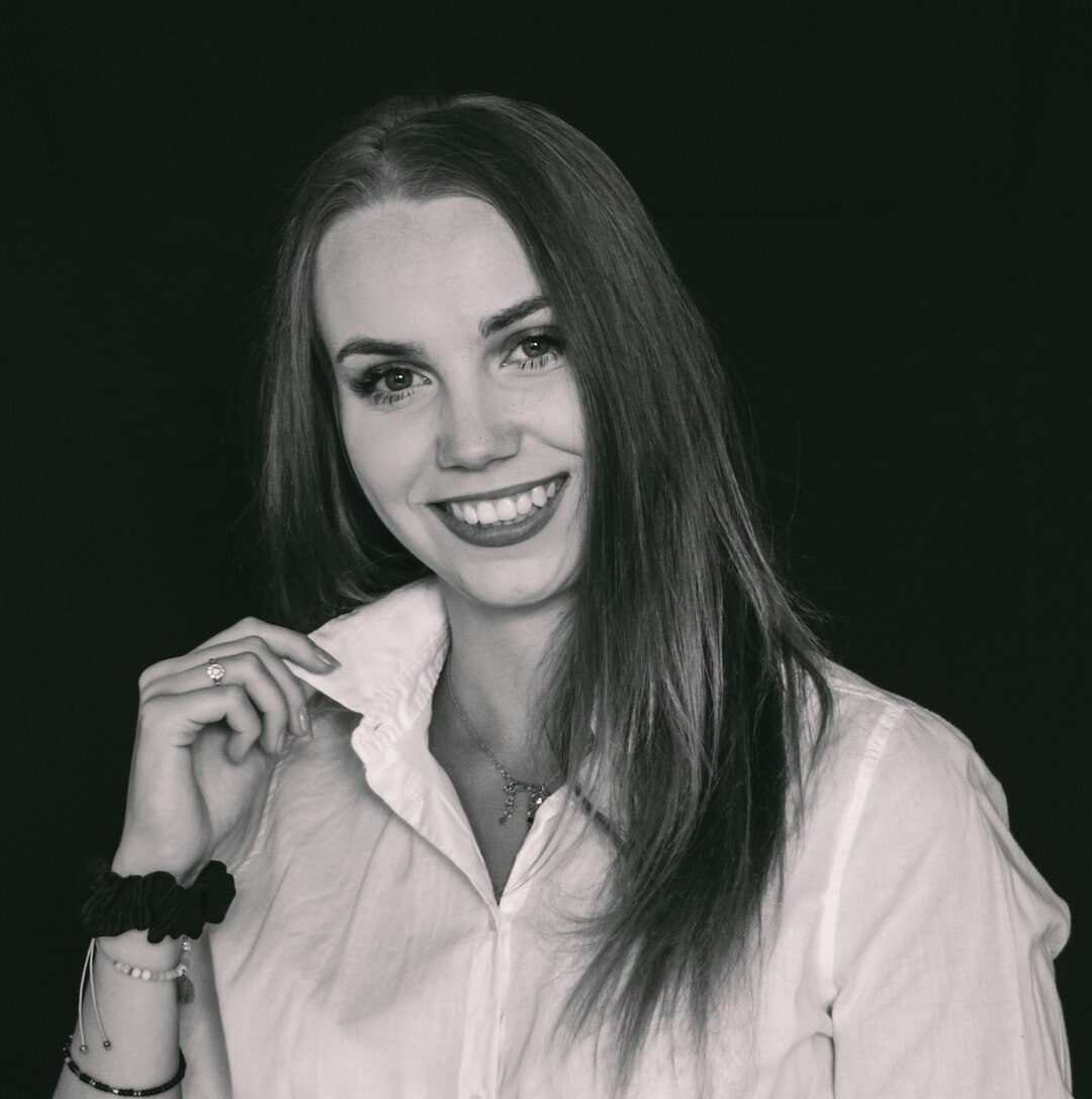 Turkish female journalism instructor portrait smiling
